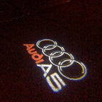 AUDI LOGO PROJECTOT LIGHTS Nr.43 (Menge 1 = 2 Logofolien /2 Türleuchten)