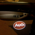 AUDI LOGO PROJECTOT LIGHTS Nr.114 (الكمية 1 = 2 Logo Films /2 أضواء الباب)