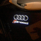 AUDI LOGO PROJECTOT LIGHTS Nr.146 (Menge 1 = 2 Logofolien /2 Türleuchten)