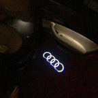AUDI LOGO PROJECTOT LIGHTS Nr.04 (quantité 1 = 2 Logo Films /2 feux de porte)