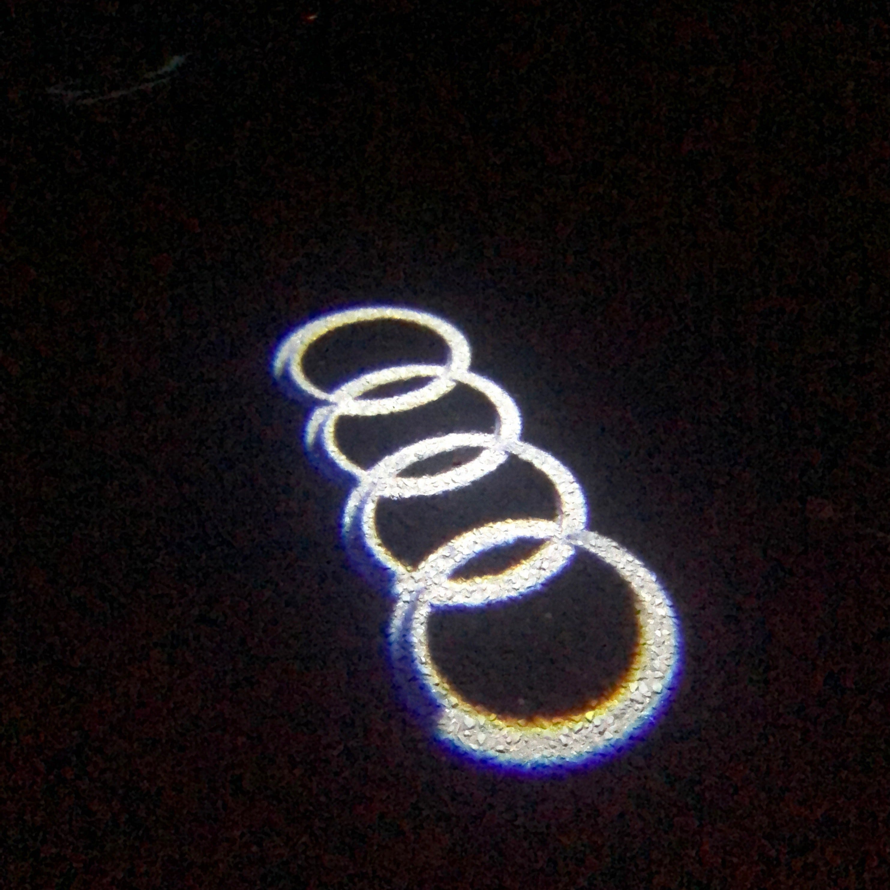 AUDI LOGO PROJECTOT LIGHTS Nr.04 (quantité 1 = 2 Logo Films /2 feux de porte)
