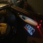 LAMPES DE PROJECTEUR AUDI LOGO N ° 47 (quantité 1 = 2 films de logo / 2 lumières de porte)