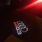 LAMPES DE PROJECTEUR AUDI LOGO N ° 47 (quantité 1 = 2 films de logo / 2 lumières de porte)