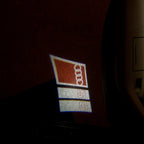 AUDI LOGO PROJECTOT LIGHTS Nr.103 (Menge 1 = 2 Logofolien /2 Türleuchten)