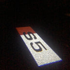 AUDI LOGO PROJECTOT LIGHTS Nr.132 (quantità 1 = 2 Logo Films /2 luci porta)