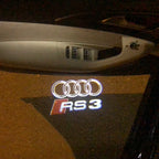 AUDI LOGO PROJECTOT LIGHTS Nr.128 (الكمية 1 = 2 شعار الأفلام / 2 أضواء الباب)