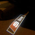 AUDI LOGO PROJECTOR LIGHTS Nr.99 (Menge 1 = 2 Logo Films / 2 Türlichter)