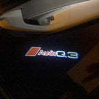 AUDI LOGO PROJECTOT LIGHTS Nr.90 (quantité 1 = 2 Logo Films /2 feux de porte)