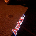 AUDI LOGO PROJECTOT LIGHTS Nr.93 (Menge 1 = 2 Logo Films / 2 Türlichter）