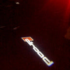 AUDI allroad LOGO PROJECTOT LIGHTS Nr.03 (cantidad 1 = 2 logo films /2 luces de puerta)