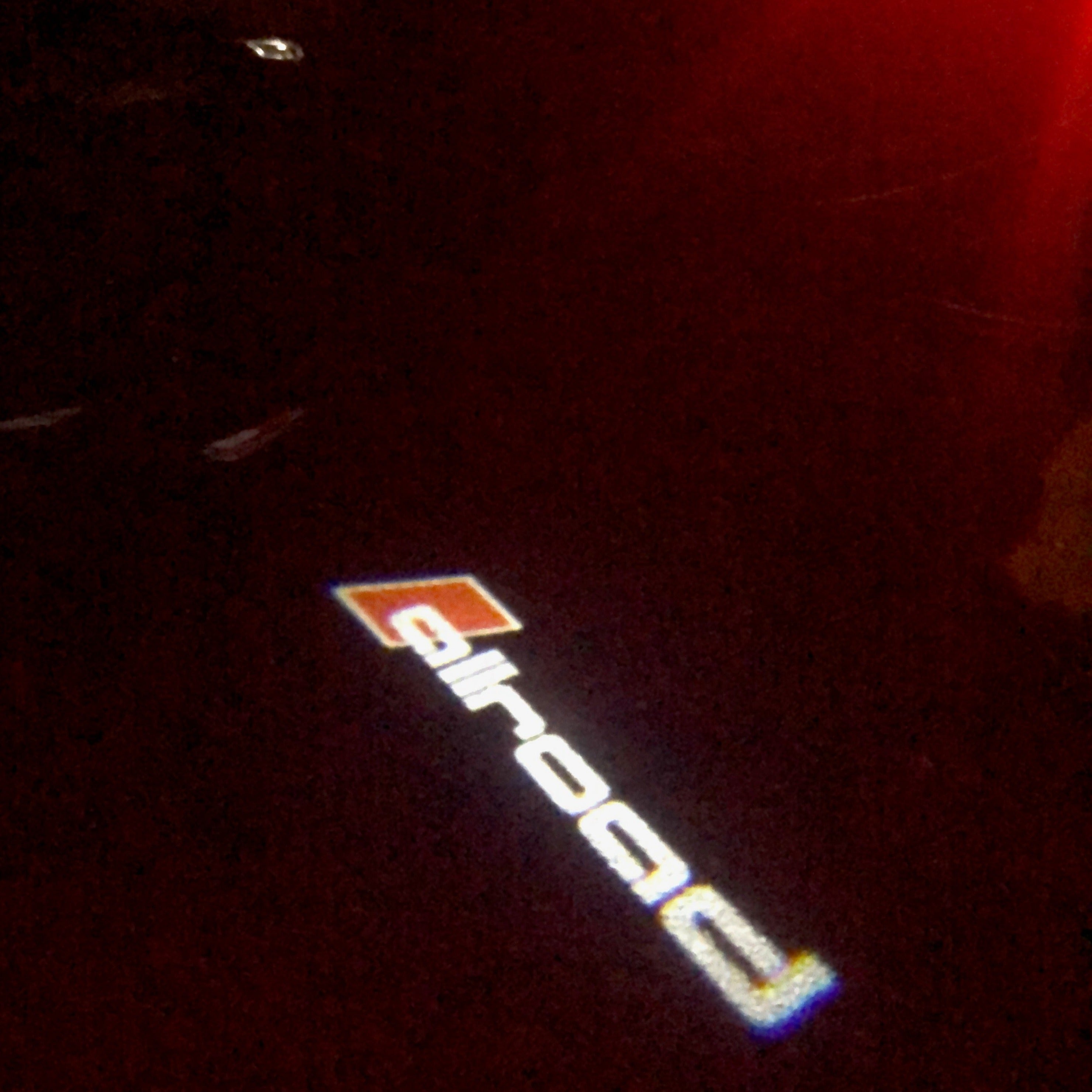 AUDI allroad LOGO PROJECTOT LIGHTS Nr.03 (cantidad 1 = 2 logo films /2 luces de puerta)