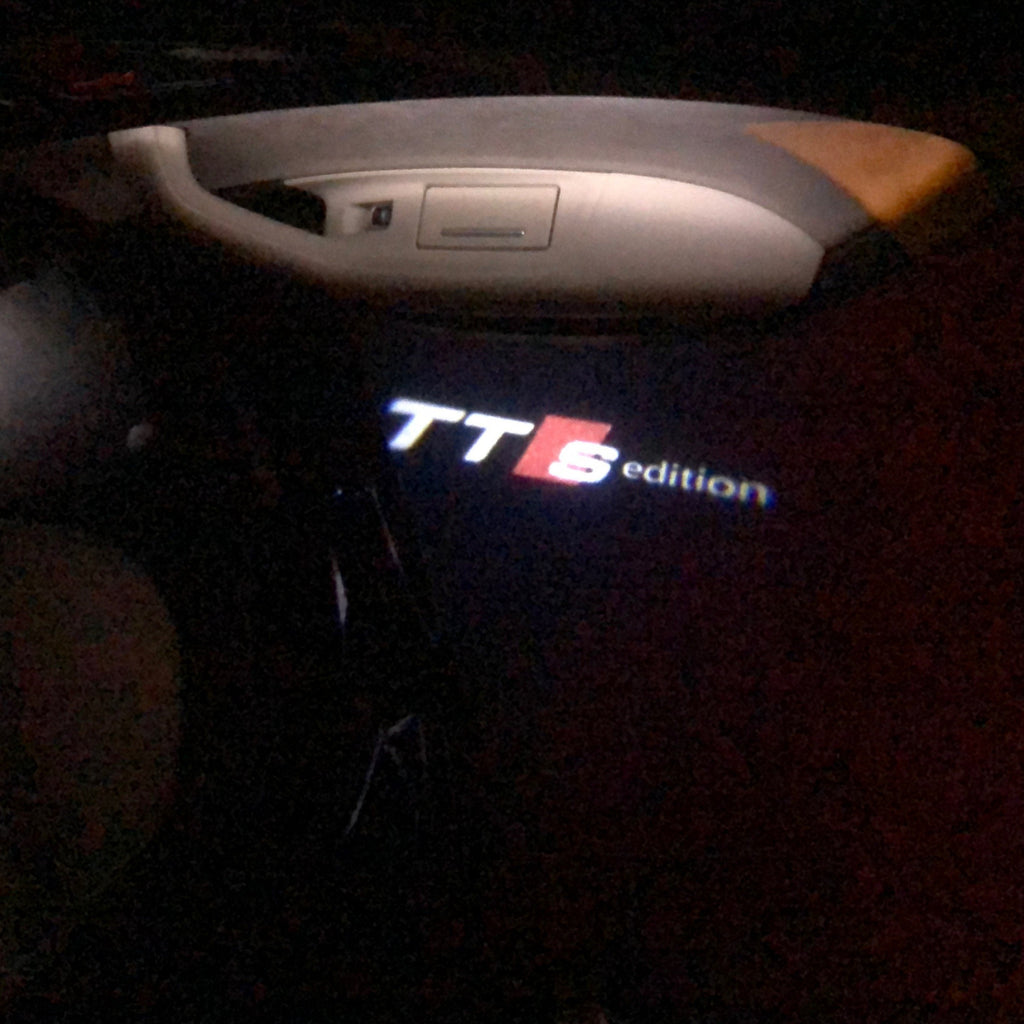 AUDI TTS LOGO PROJECROTR LIGHTS Nr.21 (quantité 1 = 2 Logo Films /2 feux de porte)