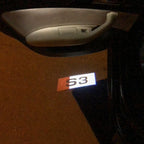 AUDI LOGO PROJECTOT LIGHTS Nr.129 (quantità 1 = 2 Logo Films /2 luci porta)