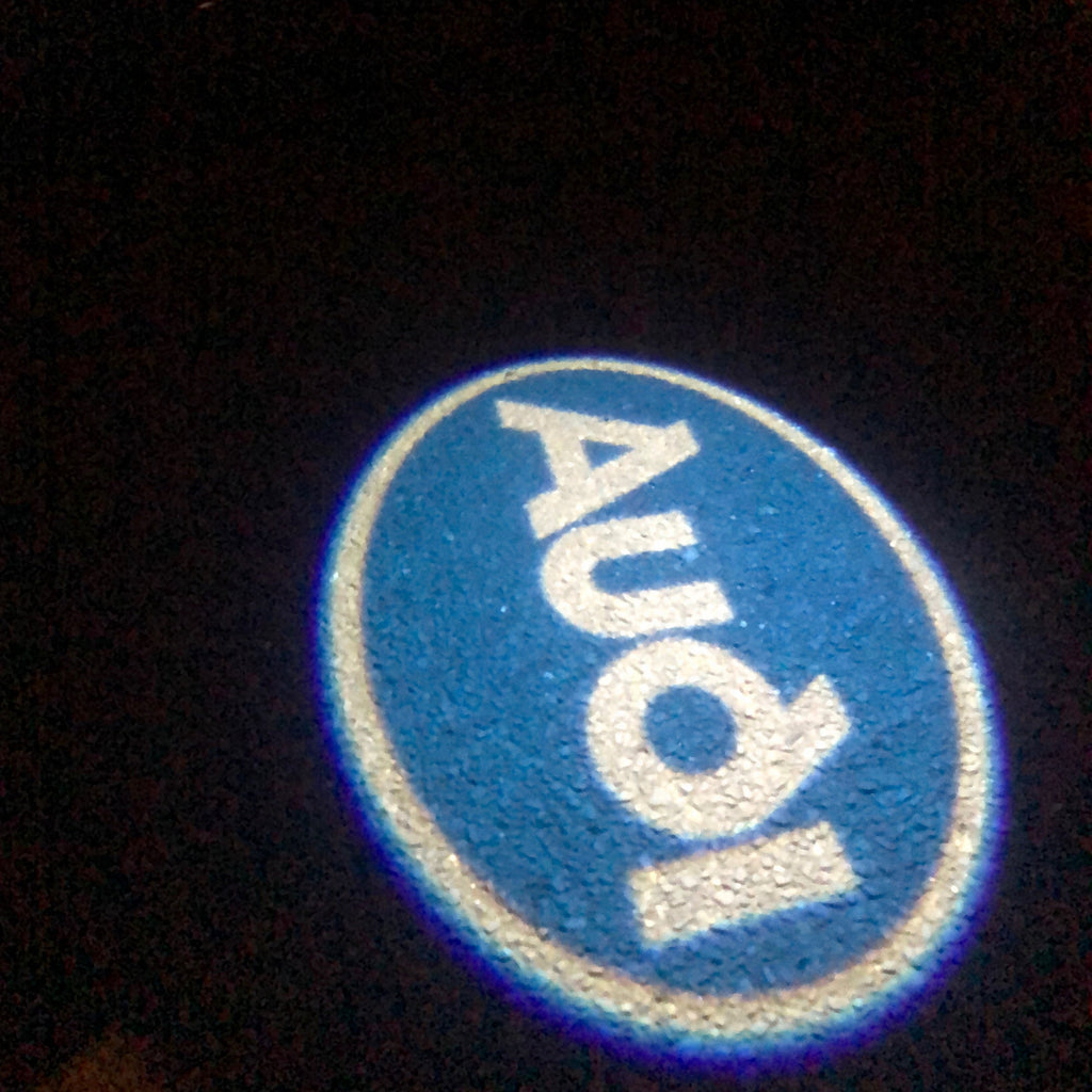 AUDI LOGO PROJECTOT LIGHTS Nr.116 (quantité 1 = 2 Logo Films /2 feux de porte)