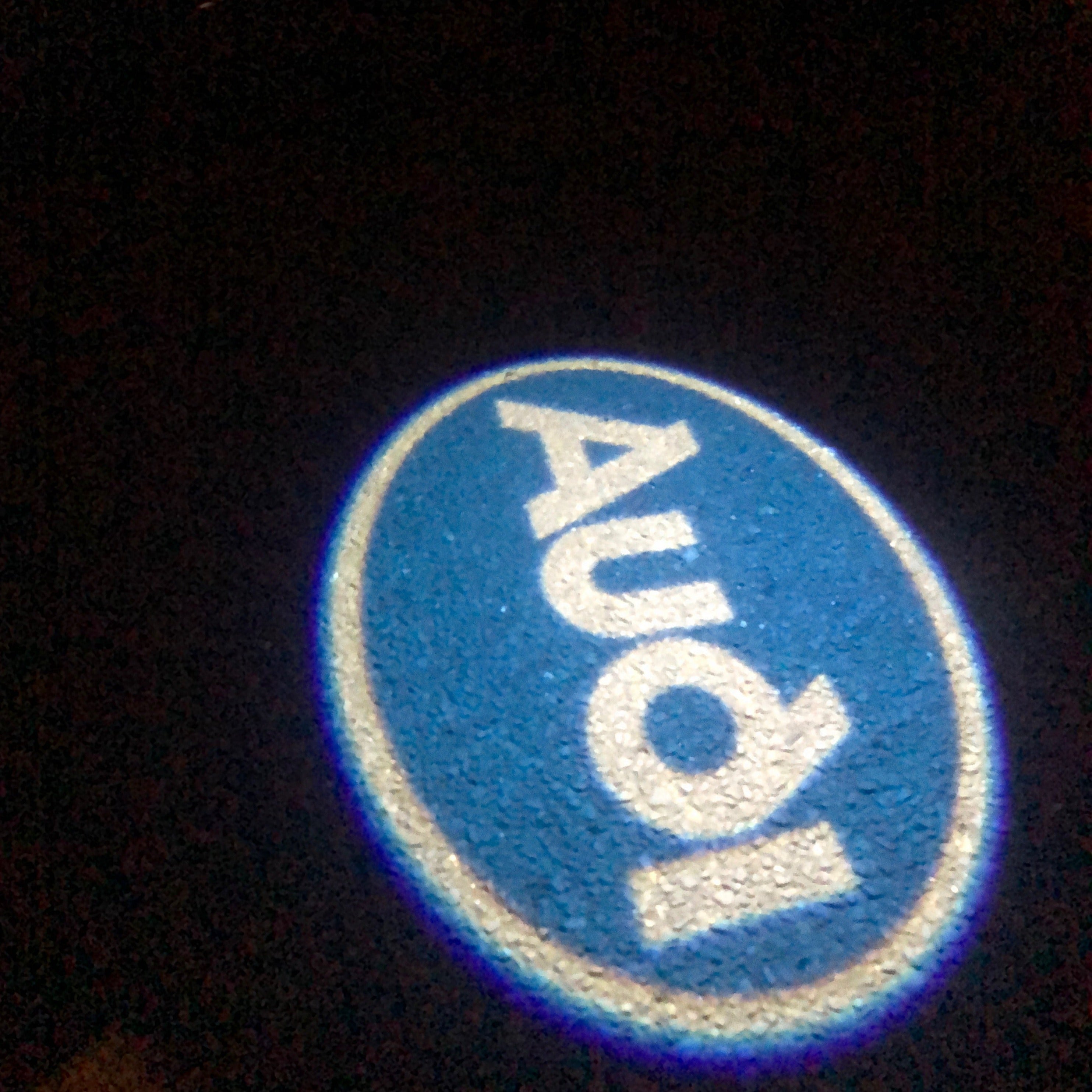 AUDI LOGO PROJECTOT LIGHTS Nr.116 (quantité 1 = 2 Logo Films /2 feux de porte)