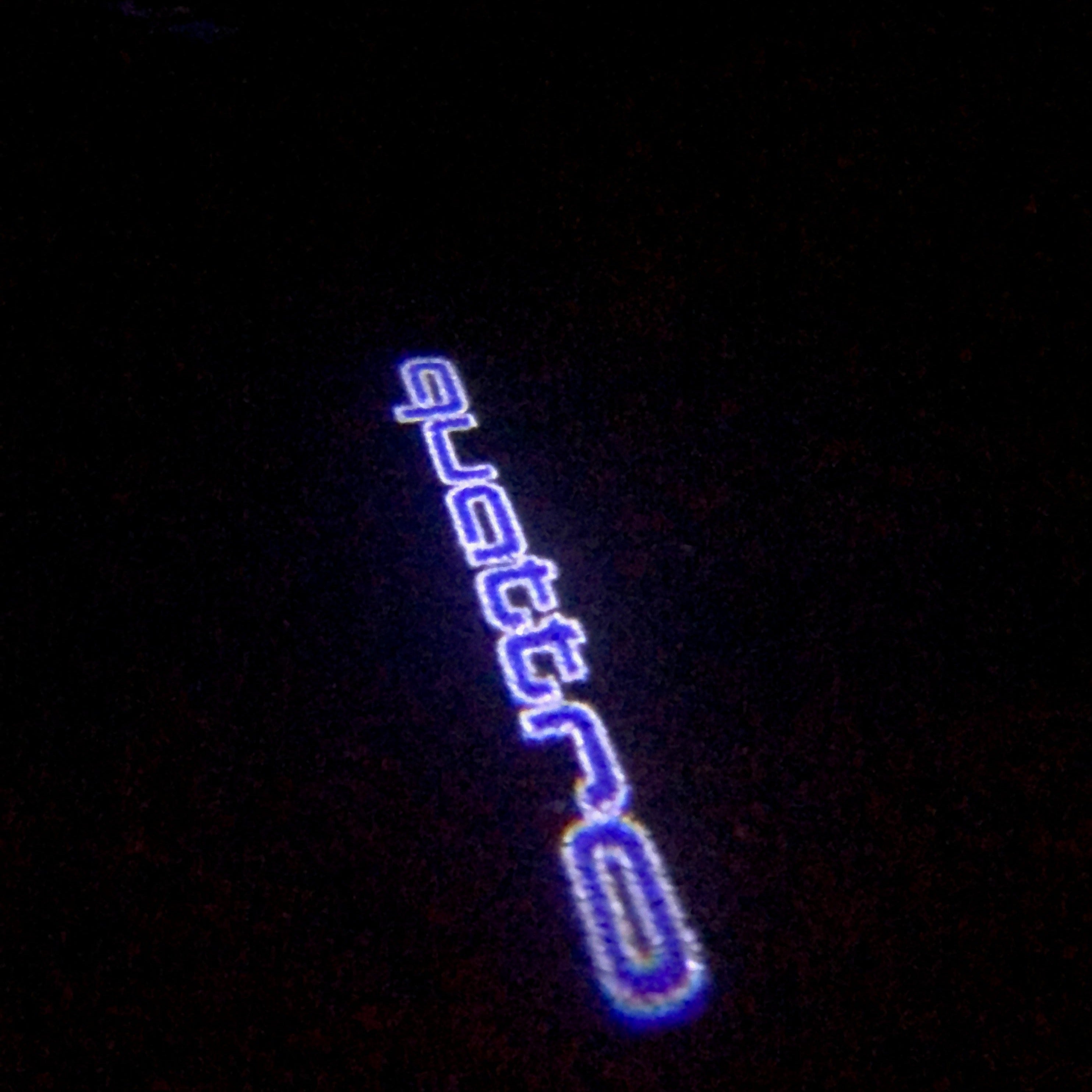 LUCI PROIETTORI LOGO AUDI Nr.97 (quantità 1 = 2 Pellicole Logo / 2 luci porta)