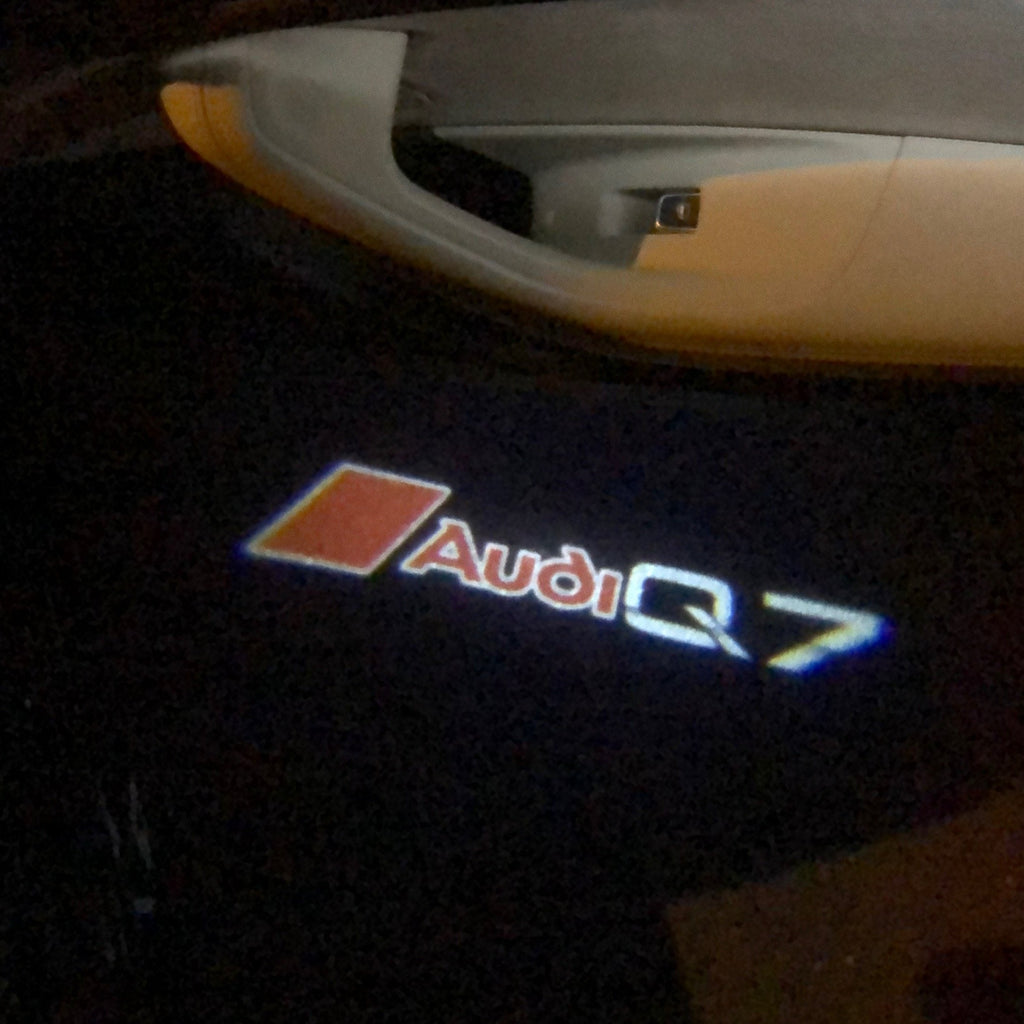 AUDI LOGO PROJECTOT LIGHTS Nr.82 (cantidad 1 = 2 logo films /2 luces de puerta)