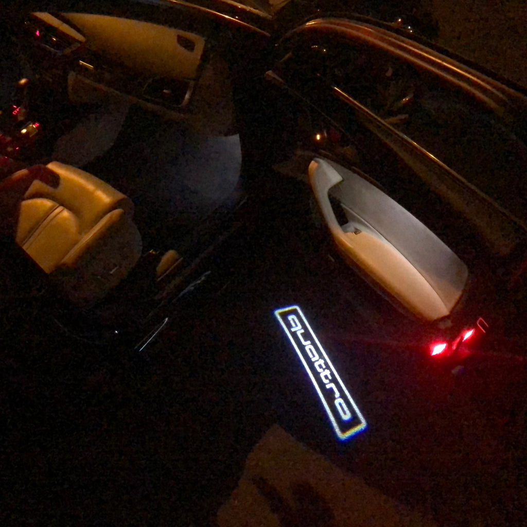AUDI LOGO PROJEKTOT LIGHTS Nr.85 (Menge 1 = 2 Logo Films /2 Türlichter im Kombi-Raum 652899;