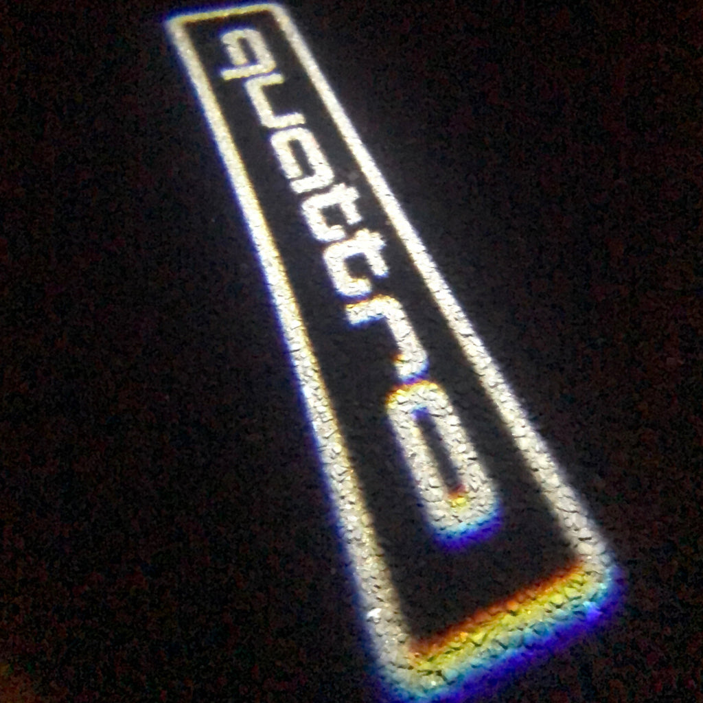 AUDI LOGO PROJEKTOT LIGHTS Nr.85 (Menge 1 = 2 Logo Films /2 Türlichter im Kombi-Raum 652899;