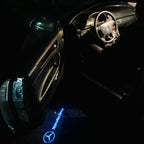 LUCES DE PROYECTOR LOGO MERCEDES BENZ Nr.06 (cantidad 1 = 1 juegos / 2 luces de puerta)