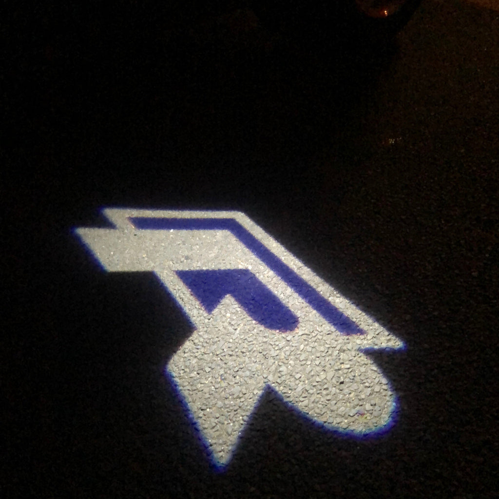 Volkswagen Türleuchten R LINE Logo Nr. 51 (Menge 1 = 2 Logofolien /2 Türleuchten)
