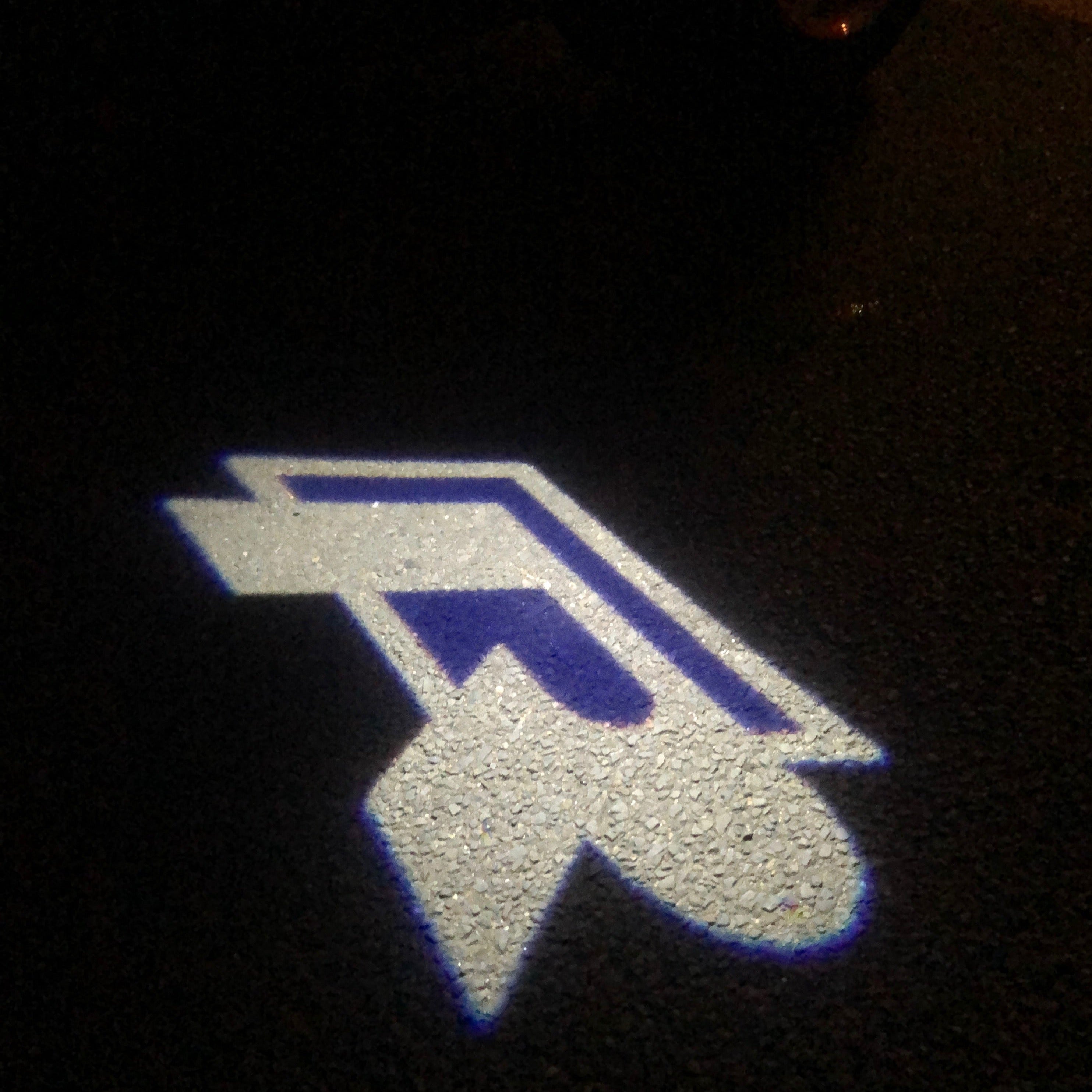 Volkswagen Türleuchten R LINE Logo Nr. 51 (Menge 1 = 2 Logofolien /2 Türleuchten)