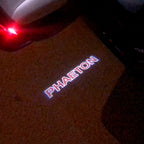 Volkswagen Türleuchten PHAETON Logo Nr. 74 (Anzahl 1 = 2 Logo-Folien / 2 Türleuchten）