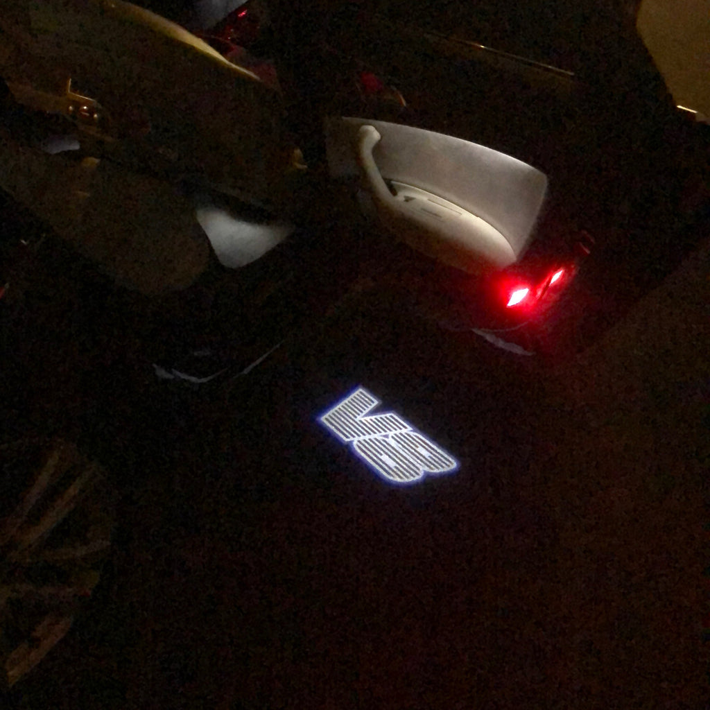 AUDI LOGO PROJECTOT LIGHTS Nr.19 (quantité 1 = 2 Logo Films /2 feux de porte)