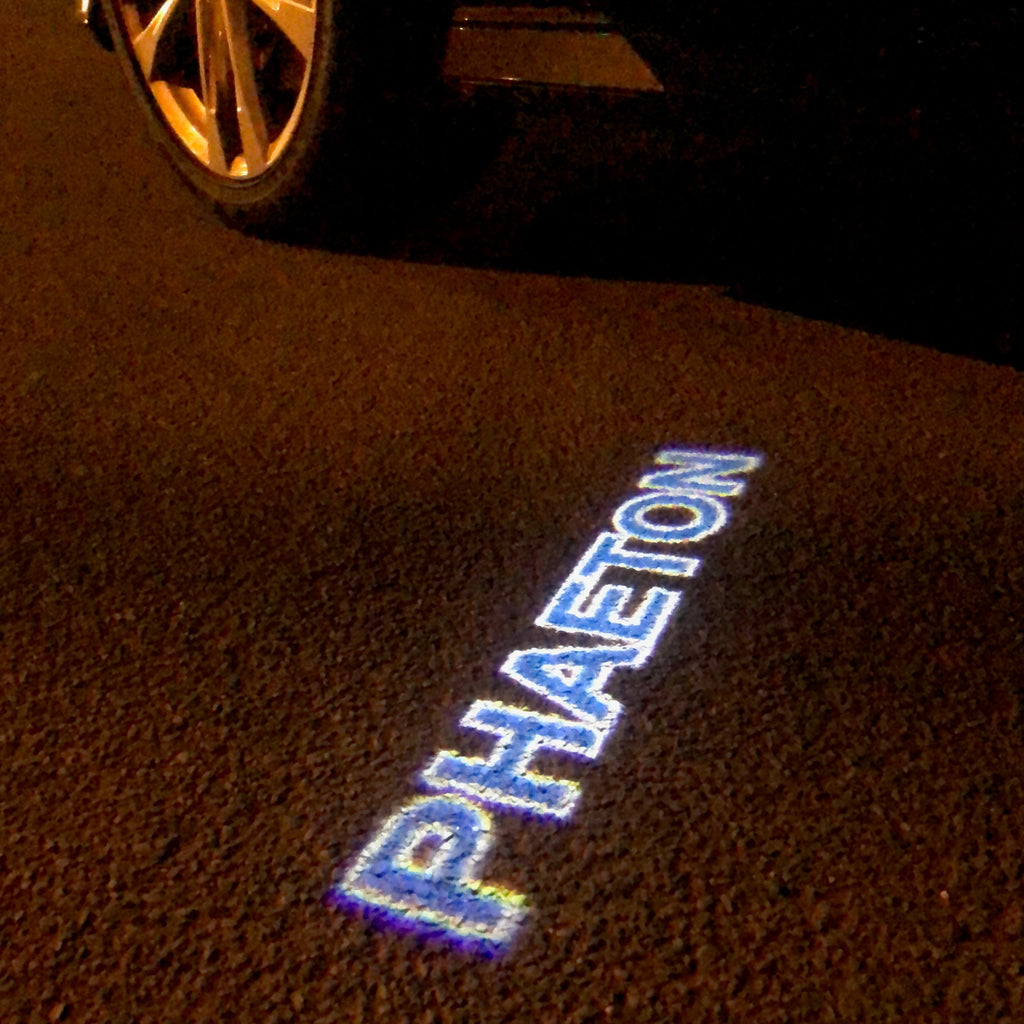 Volkswagen Türleuchten PHAETON Logo Nr. 72 (Menge 1 = 2 Logofolien /2 von Leuchten)
