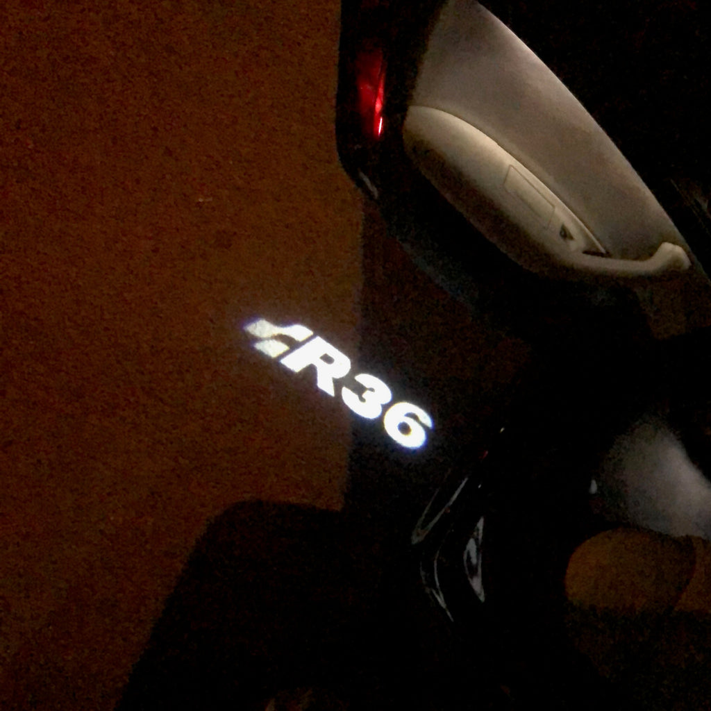 Volkswagen Door lights R36 Logo Nr.23 (quantità 1 = 2 Logo Films /2 luci porta)