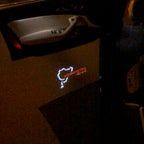 Volkswagen Door lights GTI NÜRBURGRING  Logo  Nr. 67  (quantity 1 = 2 Logo Films /2 door lights）
