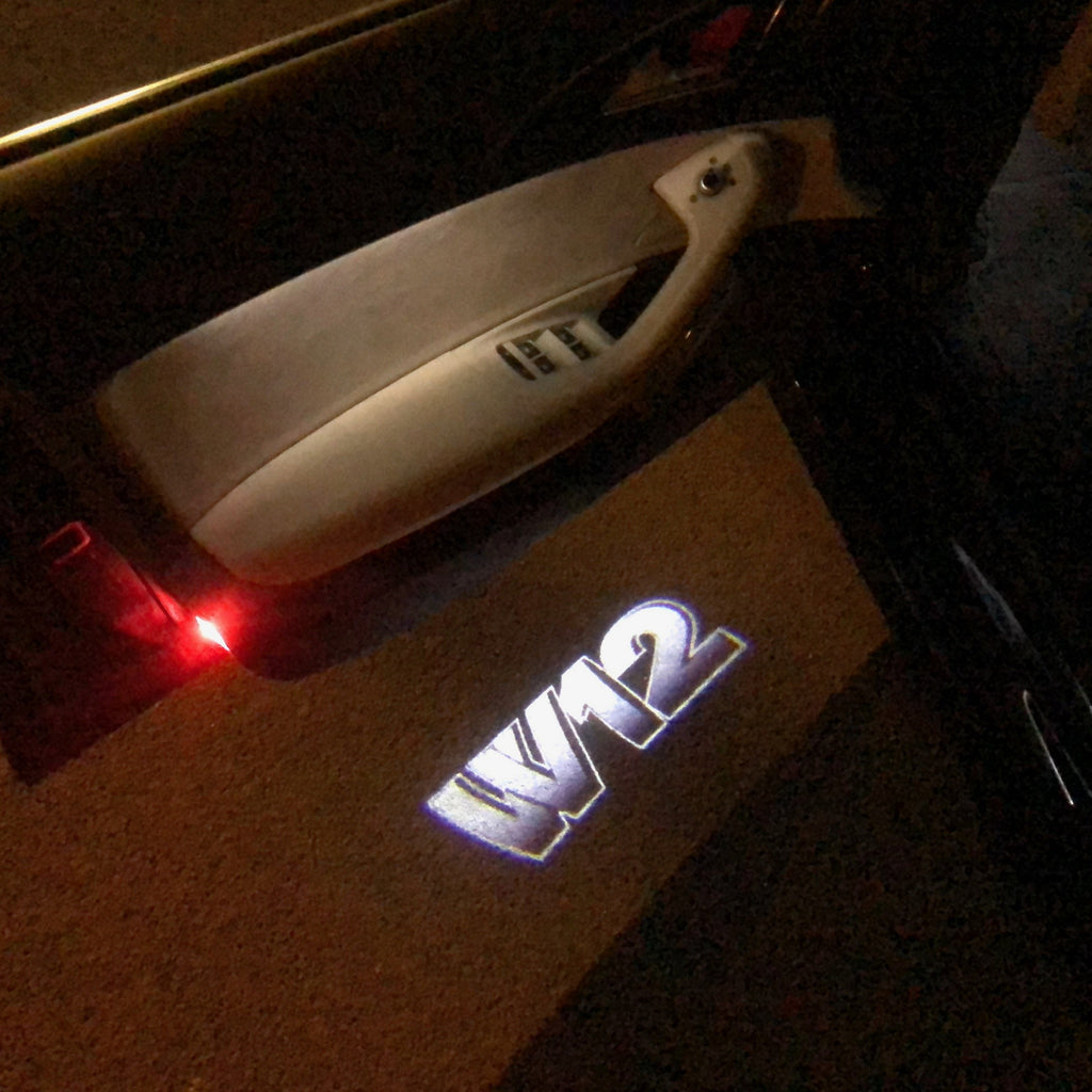 Volkswagen Porte luci W12 Logo Nr. 99 (quantità 1 = 2 Logo Films /2 luci porta)
