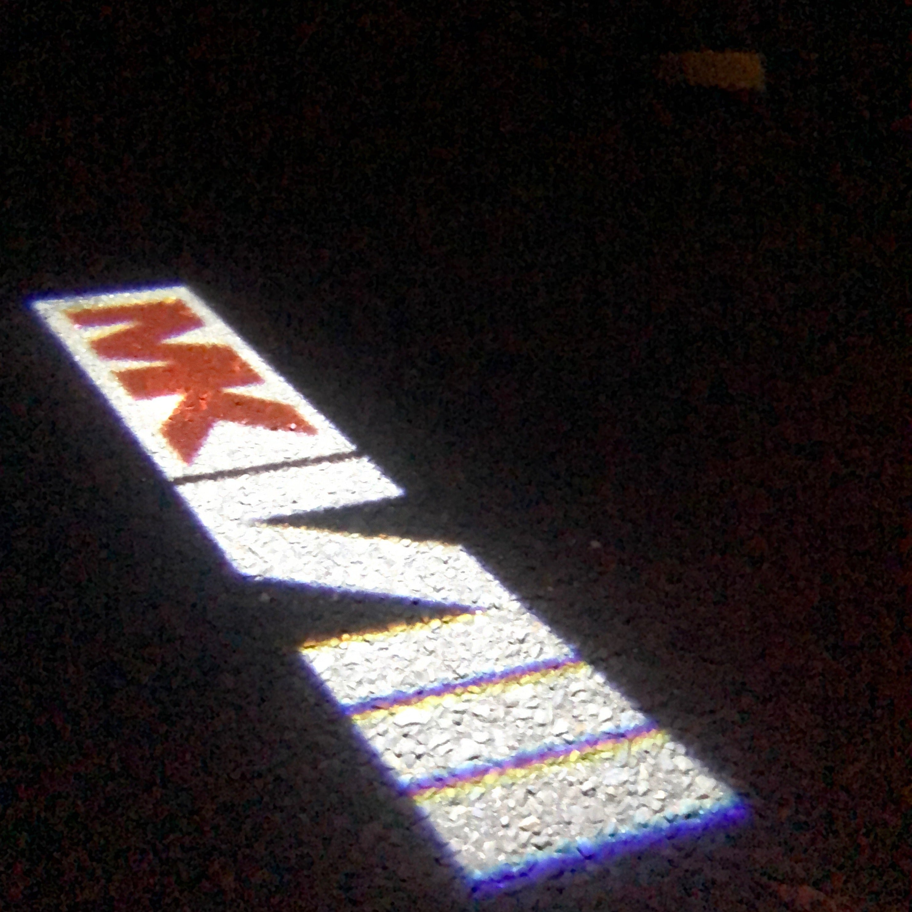 Volkswagen Door lights MK8   Logo  Nr. 105 (quantity 1 = 2 Logo Films /2 door lights）