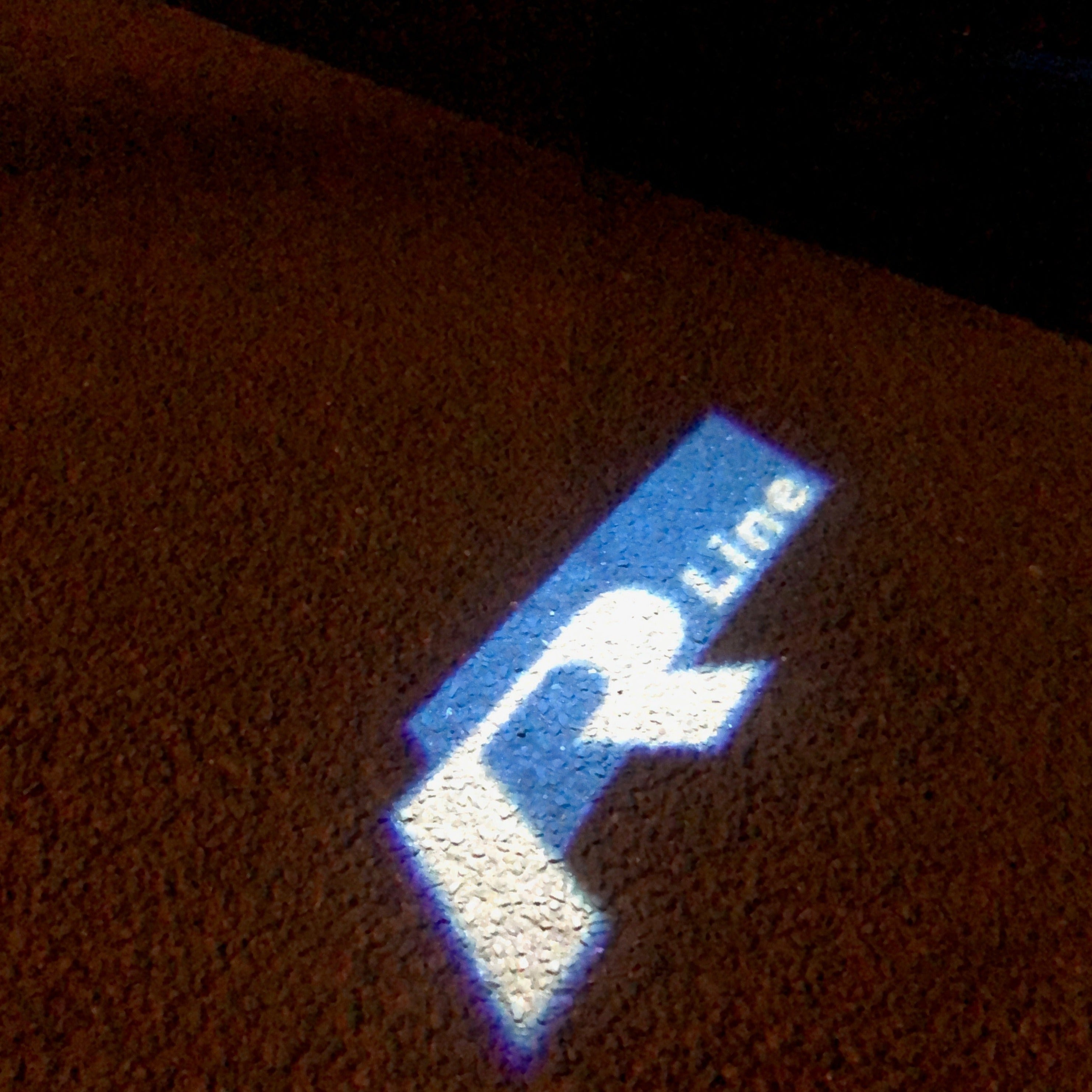 Volkswagen Door lights R LINE Logo Nr. 53 (cantidad 1 = 2 logo films /2 luces de puerta)