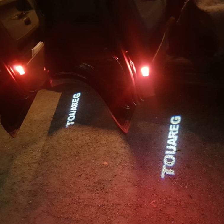 Flkswagen الباب يضيء TOUAREG Logo Nr. 39 (الكمية 1 = 2 Logo Tofo / 2 oor lights)
