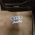 AUDI LOGO PROJECROTR LIGHTS Nr.01 (cantidad 1 = 2 películas con logotipo /2 luces de puerta)