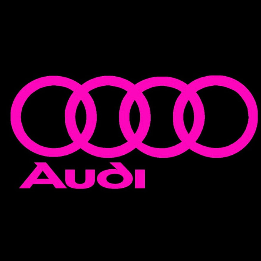Audi logo projection Light No. 06 (qty. 1 = 2 logo film / 2 Door Lights)