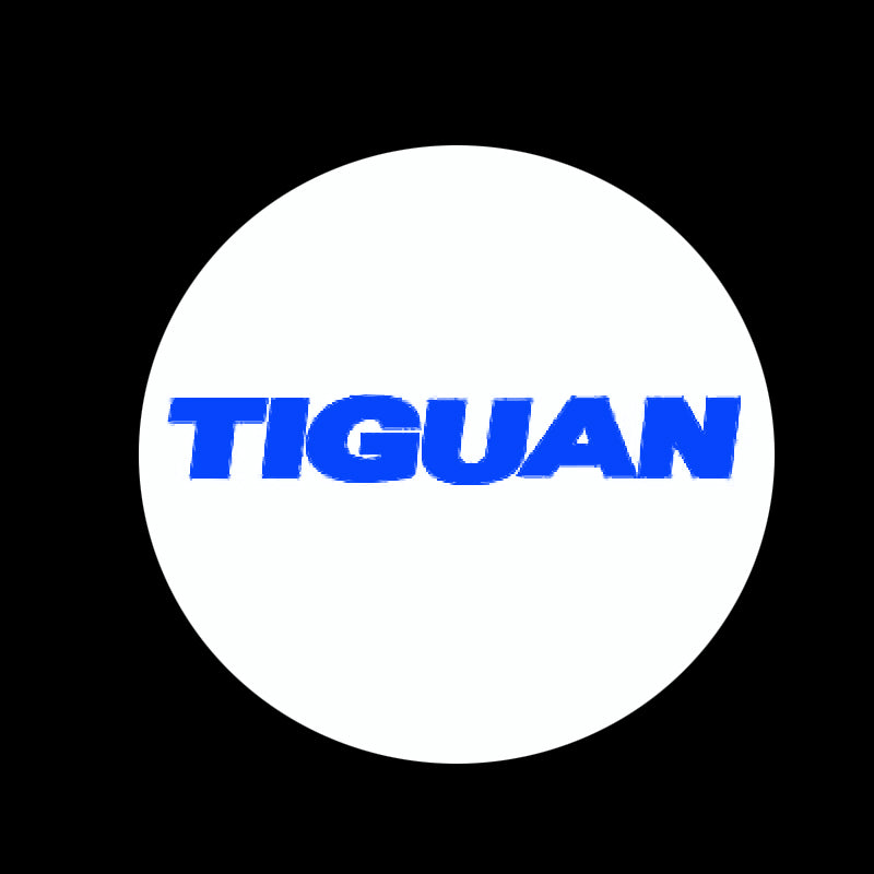 Volkswagen Türleuchten TIGUAN Logo Nr.40 (Anzahl 1 = 2 Logo Film/ 2 Türleuchten)