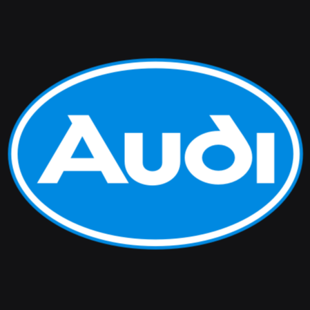 AUDI LOGO PROJECTOT LIGHTS Nr.116 (quantité 1 = 2 Logo Films /2 feux de porte)
