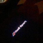AUDI LOGO PROJECTOT LIGHTS Nr.31 (Menge 1 = 2 Logofolien /2 Türleuchten)