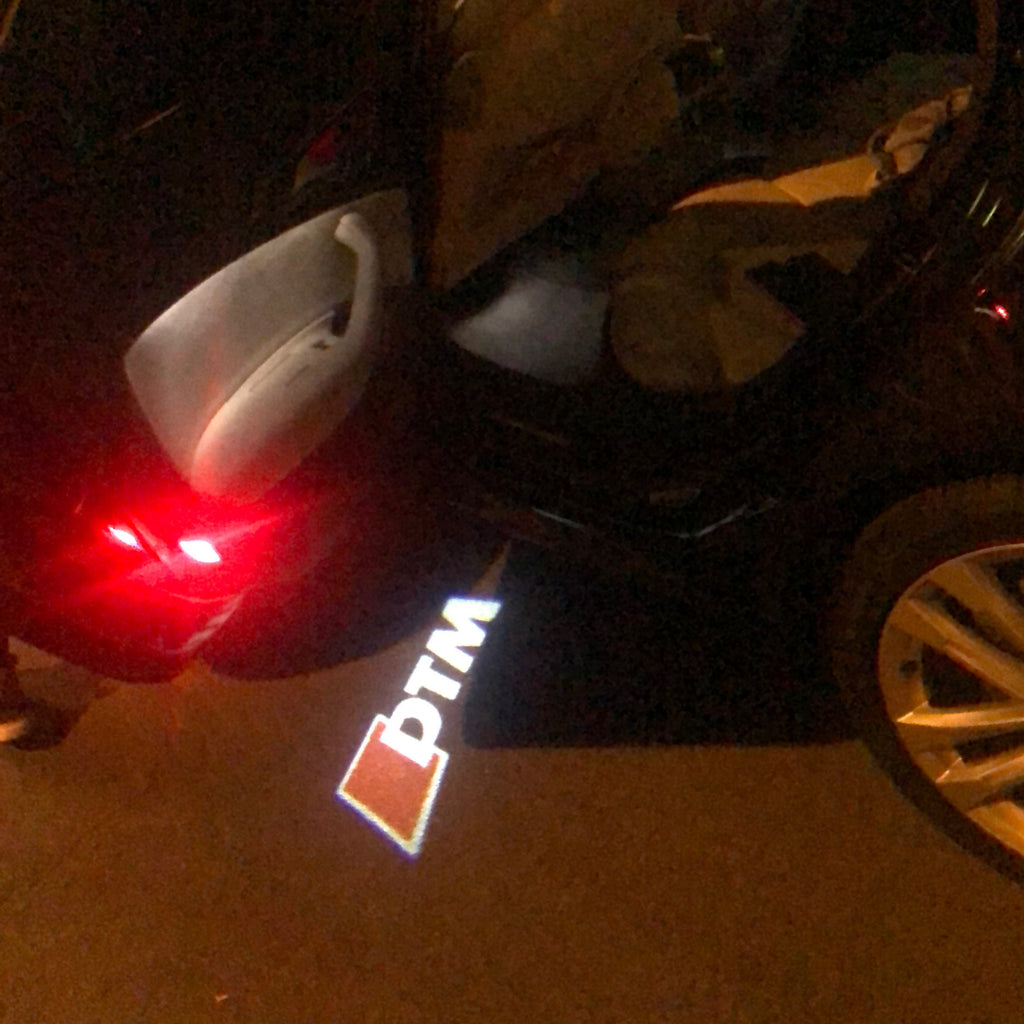 AUDI LOGO PROJECTOT LIGHTS Nr.113 (quantità 1 = 2 Logo Films /2 luci porta)