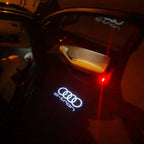 AUDI LOGO PROJECTOT LIGHTS Nr.16 (الكمية 1 = 2 Logo Films /2 أضواء الباب)