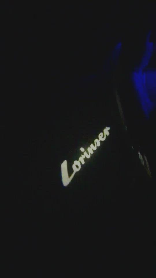 LORINSER LOGO PROJECTOT LIGHTS Nr.27 (quantity 1 = 1 sets/2 door lights)