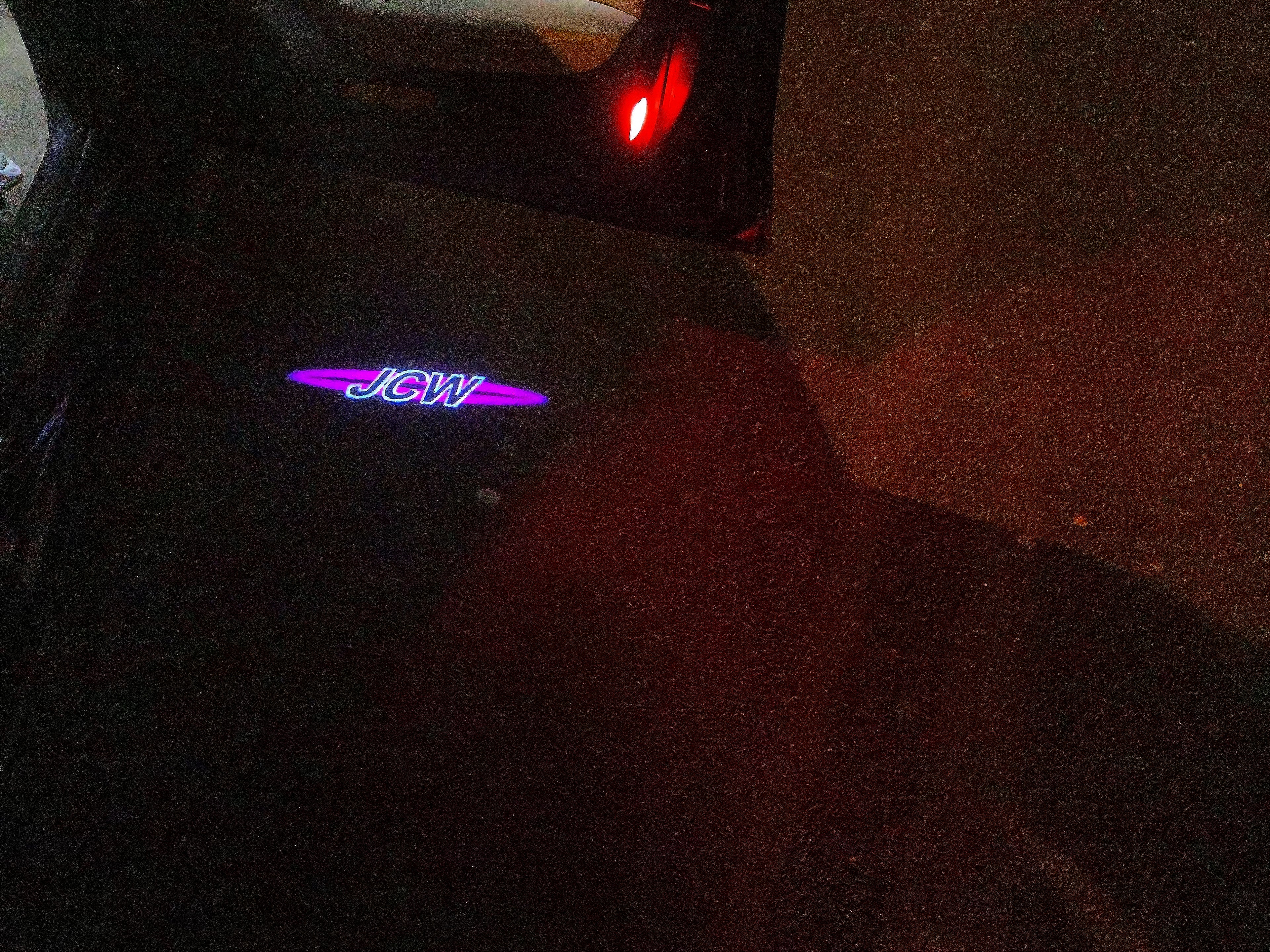 JOHN COOPER ARBEITET LOGO PROJECROTR LIGHTS Nr.118 (Menge 1 = 2 Logo Film / 2 Türlichter)