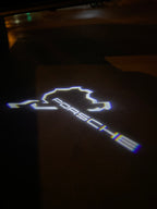 PORSCHE Nürburgring LOGO PROJECTOT LIGHTS Nr.8044 (quantity  1 =  2 Logo Film /  2 door lights)
