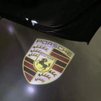 PORSCHE Original LOGO PROJECTOR LIGHTS Nr.03 (Menge 1 = 2 Logo Film / 2 Türlichter)