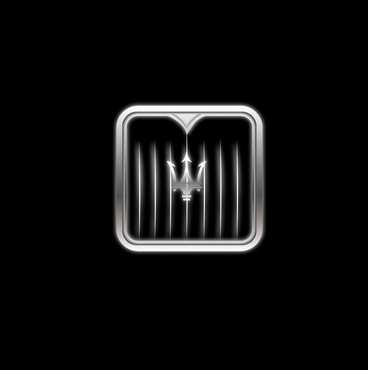 Maserati LOGO PROJECROTR LIGHTS Nr.01 (Anzahl 1 = 1 Sets / 2 Türleuchten)
