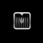 Maserati LOGO PROJECROTR LIGHTS Nr.01 (Anzahl 1 = 1 Sets / 2 Türleuchten)