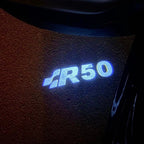Volkswagen R50 Türleuchten Logo Nr. 141 (Menge 1 = 2 Logo Film / 2 Türleuchten)