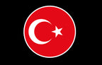 Logo du drapeau national de la Turquie (quantité 1 = 1 ensembles / 2 film logo / Peut remplacer des lumières d’autres logos )